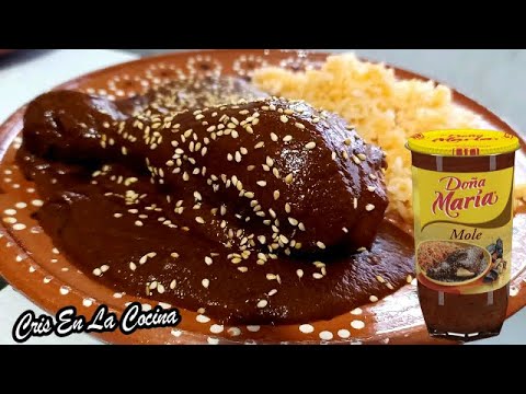 💥COMO HACER MOLE DOÑA MARIA FACIL ,RAPIDO Y RICO|| Como preparar Mole doña María de vaso ||MEJORADO