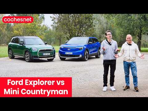 Mini COUNTRYMAN vs Ford EXPLORER | Comparativa SUV / Prueba / Test / Review en español | coches.net