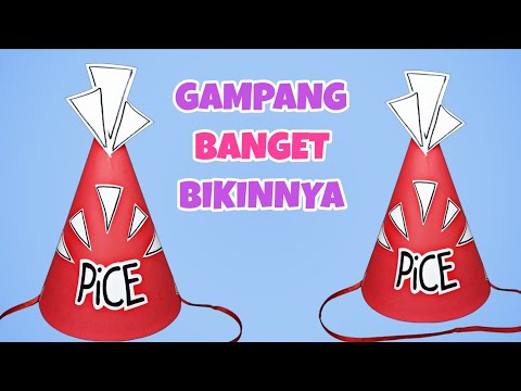 GAMPANG BANGET Topi Kertas untuk MOS MPLS dan Karnaval 17 Agustus