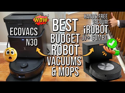 Best Budget Robot Vacuum and Mop: Ecovacs N30 Omni & Roomba j7+ Combo Reviewed. Hands-Free Vacuums!