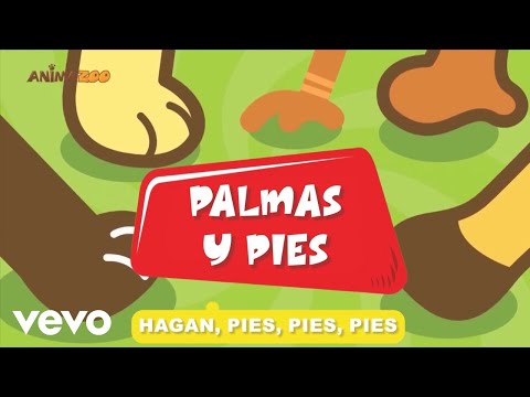 Palmas y Pies (Rueda Rueda) ♫ Animazoo Canciones Infantiles para Aprender y Jugar