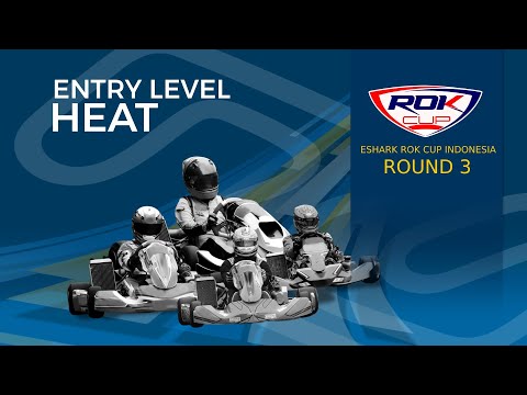 ✅ ENTRY LEVEL HEAT | ESHARK ROK CUP 2025 ROUND 3 | Sentul International Karting Circuit Bogor