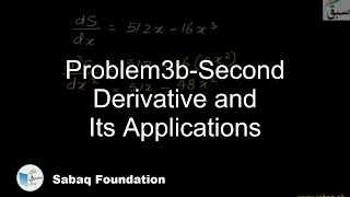 Problem3b-Second Derivative and Its Applications