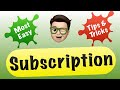 Understanding Subscription in Financial Statements