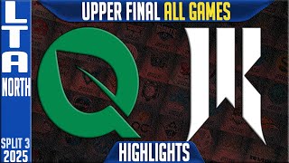 FLY vs SR ALL GAMES Highlights | Upper Final LTA North Playoffs 2025  FlyQuest vs Shopify Rebellion