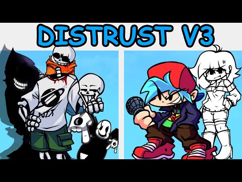 Friday Night Funkin' VS Distrust V3 (DEMO FULL) WEEK | 2023) (FNF MOD)