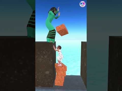 মানুষের ছেলে ও ডাইনি ছেলে গর্ত আটকে যায় 😱😱#cartoon #cartoonshorts #shortsfeed
