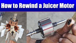 How to Properly Wind a Juicer Motor Armature