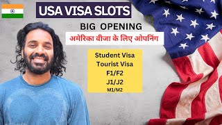 BIG USA VISA SLOTS OPEN | America Visa Update 2024