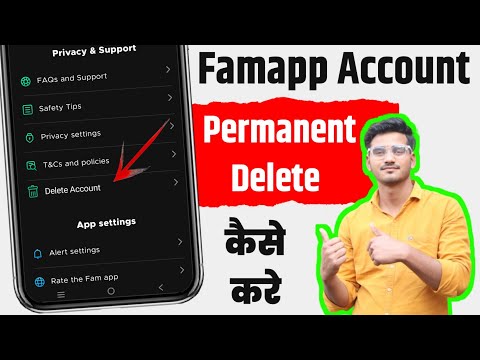 how to delete famapp account permanently | fampay ka account delete kaise kare