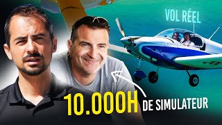 SIMULATION VS VOL RÉEL. VOL EN PATROUILLE & DÉCOUVERTE DE NOTRE "BASE" 