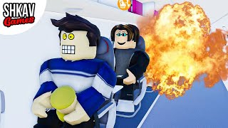 ПОЖАР В САМОЛЁТЕ!? ЭТО КОНЕЦ? 🔥✈️ | Roblox Cabin Crew Simulator
