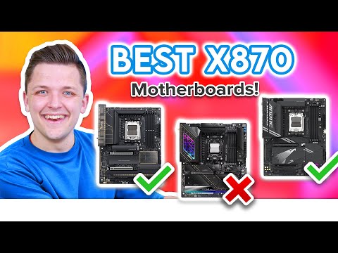 Best X870 Motherboards to Buy in 2024! 🛠️ [Top Choices for All Budgets]