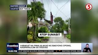 Dike, tuluyang nasira sa Antique dahil sa bagyong Opong | Frontline Tonight