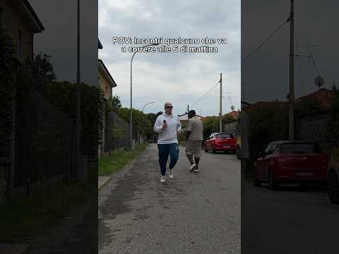 Vi è mai capitato di incontrare qualcuno che andasse a correre alle 6:00? #itsmbura #comedy #correre