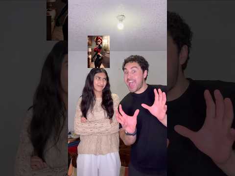 Jugando con filtros con una mujer