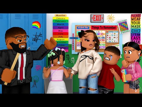 KIDS NEW SCHOOL ORIENTATION TOUR!! *STRICT PRINCIPAL!!* | Bloxburg Family Roleplay