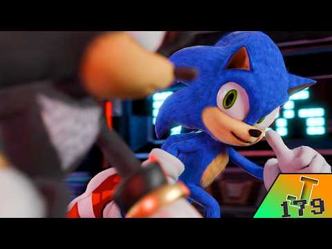 What If SA2 Had Sonic Movie Designs?┃Sonic vs. Shadow Cutscene Remake