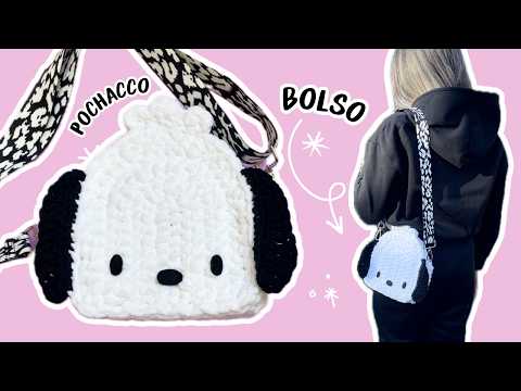 ¡Crea un Adorable Bolso de Pochacco! Paso a Paso para Tejedores| Tutorial Hebras Crochet