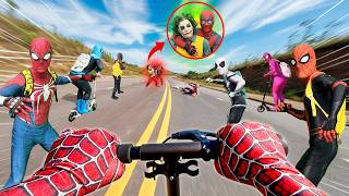 Hey DEADPOOL, we’re LATE FOR SCHOOL !!!! ( SPIDER-MAN POV )