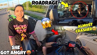Yee ladkii to Gussa Hogayee😤|| Roadrage with Thar Guy😓|| Almost Crashed🥵