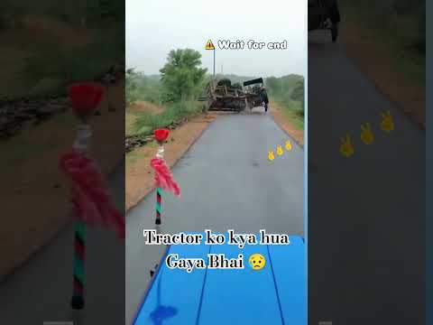 Loading tractor accident #accident