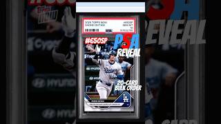 2025 Topps Now Shohei Ohtani Card #650 PSA 20-Card Bulk Order Submission Grade Reveal SP #650SP #PSA
