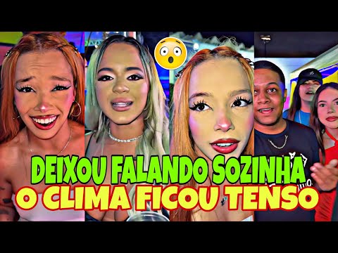 KAMYLINHA POS TODA TRETA COM GATINHA ELAS SE ENCONTRA NA FESTA 😱DEIXOU FALANDO SOZINHA 🤣🫢🔥