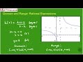 Exploring Domain and Range of Rational Expressions