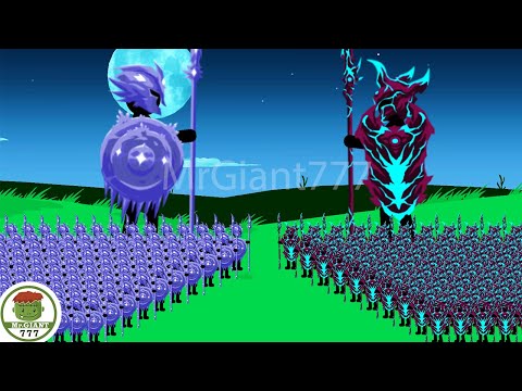 UNSTOPPABLE! STICK SPEARTON ICE SKIN VS x9999 VAMPIRE SPEARTON | Stick War Legacy Mod | MrGiant777