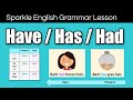 Mastering the Use of Have, Has, and Had in English