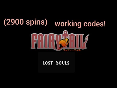 roblox fairy tail lost souls codes wiki