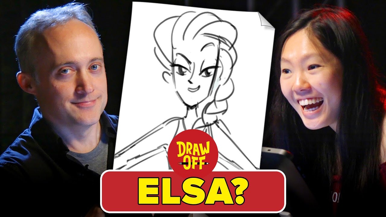 Animators Vs. Cartoonists Draw Disney Princesses From Memory Draw-Off