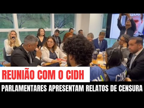 🔴 AO VIVO: GUSTAVO GAYER E MARCEL VAN HATTEM APRESENTAM RELATOS DE CENSURA AO CIDH