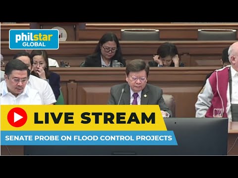 LIVE: Flood control projects tinatalakay ng Senate Blue Ribbon Committee | September 8