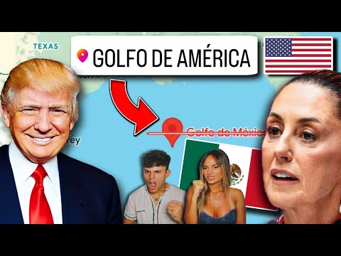 ASÍ RESPONDIÓ la PRESIDENTA SHEINBAUM al CAMBIO DE NOMBRE del GOLFO DE MÉXICO 🇲🇽 ¿GOLFO de AMÉRICA?