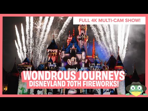 Wondrous Journeys is BACK! Full Disneyland's 70th Anniversary Fireworks! Disneyland Park 2025