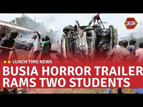 Two students hit by a trailer on their way to school in Busia