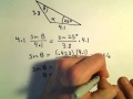Triangle Angles and Sine Law