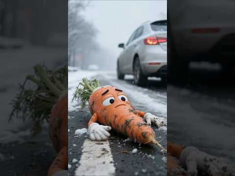Save Mr  Carrot, Twice! #cat #carrot  #carrott #shorts