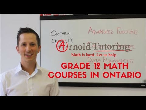Grade 12 Math Courses in Ontario