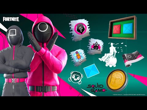 Fortnite UPDATE Today + Squid Game All FREE & PAID Rewards, Item Shop Bundles Prices!