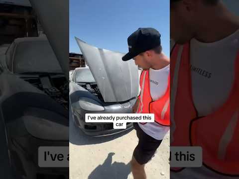 I bought a Totaled Corvette sight unseen!