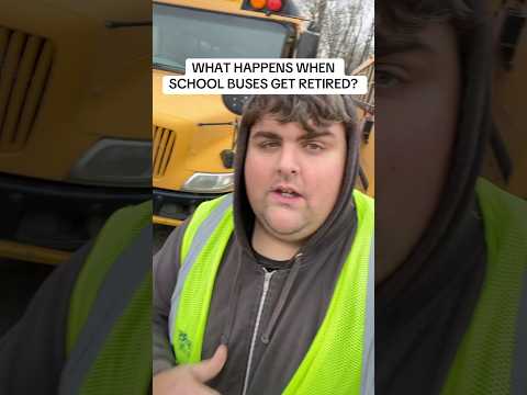 WHAT HAPPENS TO OLD RETIRED SCHOOL BUSES?