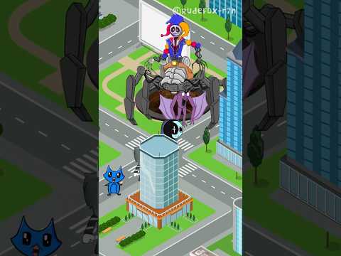 🕳️A Giant Street Hole Pulls Looey, Catnap, The Deer & Everything Into Chaos! #shorts