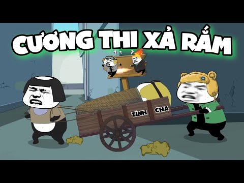 GẤU HÀI HƯỚC - Phần 139: Cương Thi Xả Rắm | Phim hoạt hình gấu trúc trung quốc meme siêu buồn cười