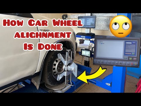 How car wheel alignment is Done Easily😳