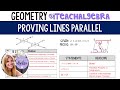 Proving Lines Parallel in Geometry