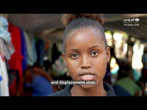 YouTube video thumbnail: Young U-Reporters Support Displaced Communities in Leogane, Haiti