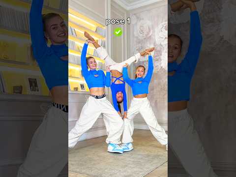 Guess which pose broke us 😂🤸‍♂️👀❓ #flexibility #shortsviral #viral #family #youtuber